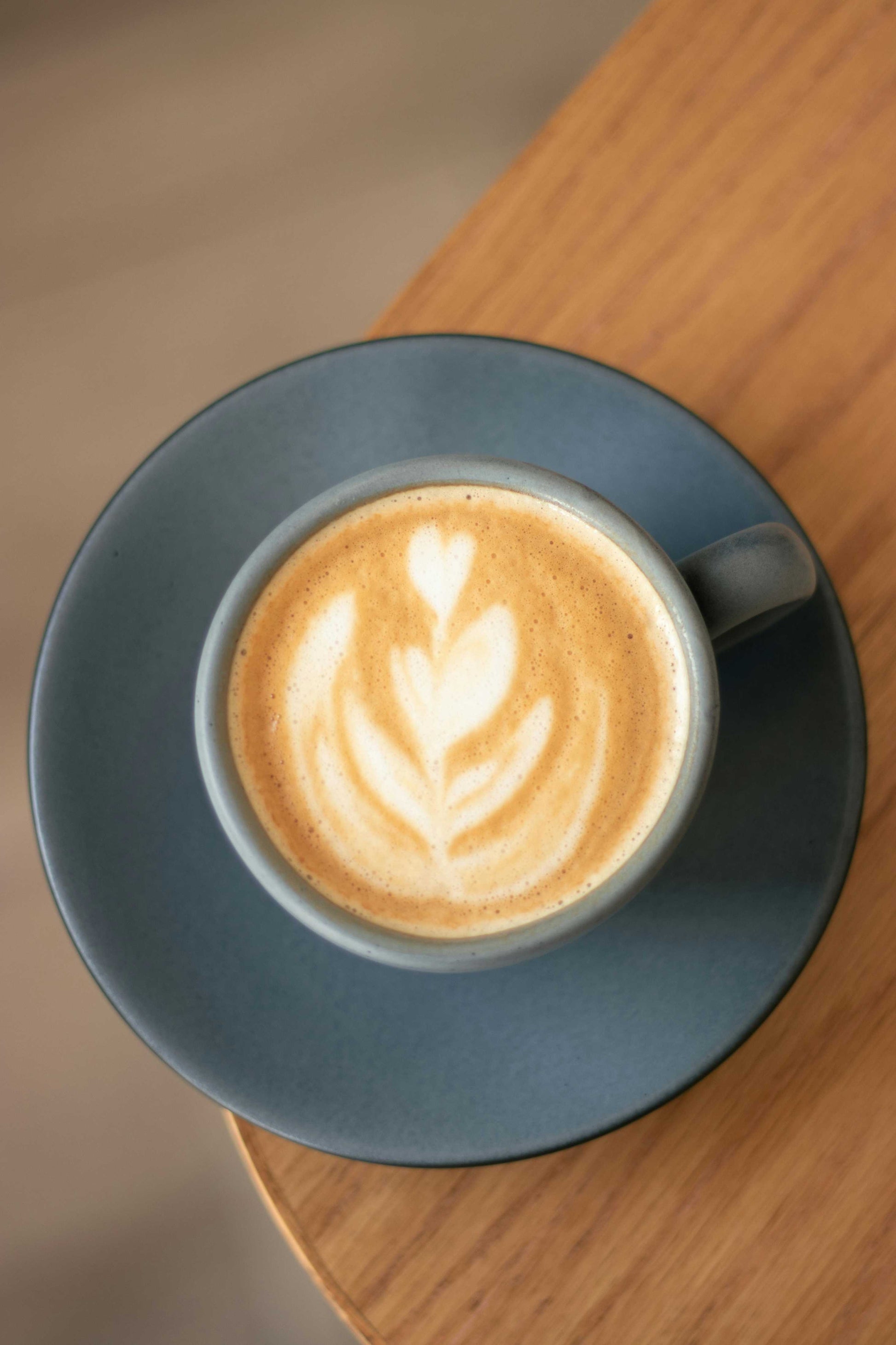 El Trueno coffee cup with smooth crema and organic honey notes, perfect clean finish.